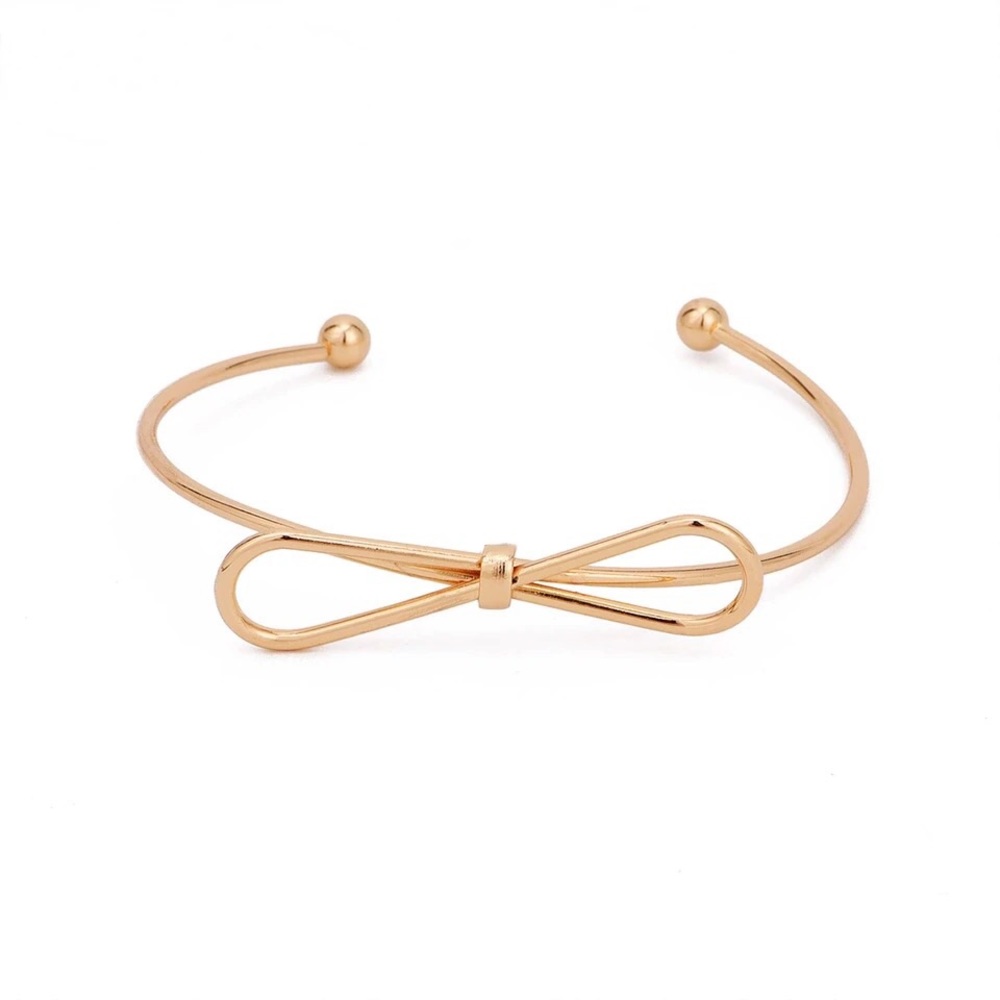 🎉 New Bow Golden Cuff Bracelet